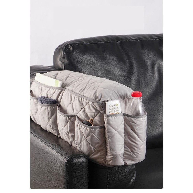Hosoncovy Sofa Armrest Organizer Couch Arm Storage Bag Sofa Arm