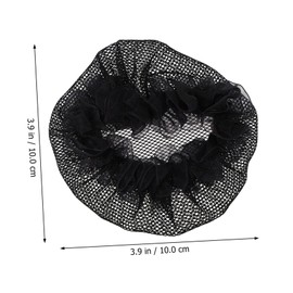 Gatuida 10pcs Elastic Hairnets for Dancers Invisible Hair Bun Holders Hair Accessory for Sports Stage Performance Durable Gauze Cloth Material Neat Tidy Look