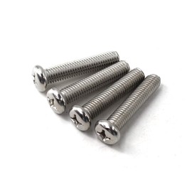 M3x8 Phillips Screws 304 Stainless Steel Metric Machine Screw Bolts (Pack of 100)