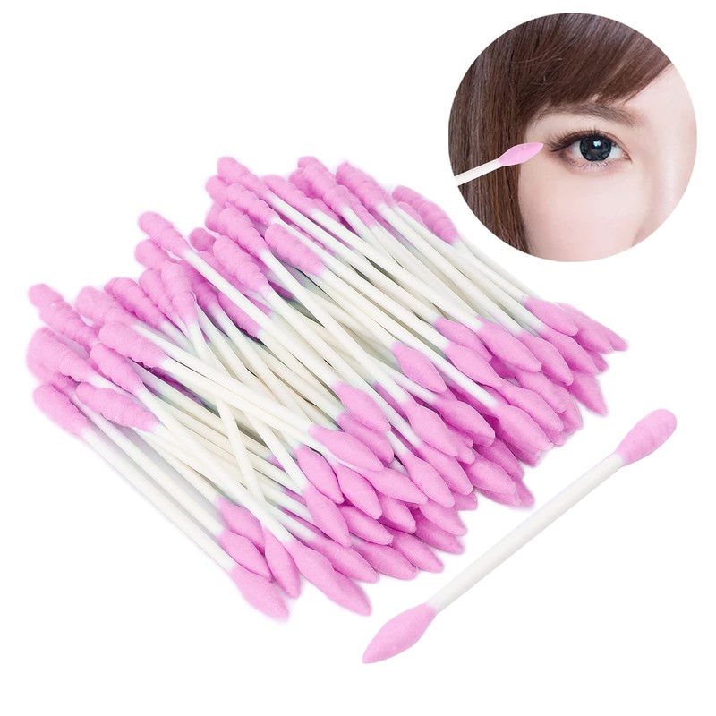 Hisopo de doble punta, hisopo de maquillaje suave de aplicación