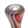 Colorful Wood Coffee Flat Tamper Stainless Steel Base Powder Hammer