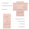 Becko Jewellery Organizer Roll Travel Jewel Bag case for Multiple