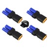 Boladge 4pcs XT60 Plug Male Connector to EC5 Plug Female