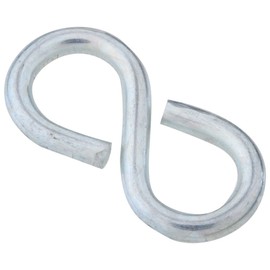 National Hardware N121-350 V2072 Closed S Hooks in Zinc plated, 5 pack