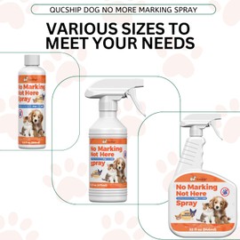 Qucship 16 Oz Training Spray That Promotes Dogs to Urinate at a Fixed Point, Carpets and Outdoor Areas.
