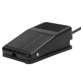Foot Switch (Cord 3.3 ft (1 m) AC220 V Foot Pedal Switch Anti-Slip Design For CNC Industries TFS-1
