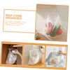 CIYODO Mesh Hanging Bag Storage Clip PP White