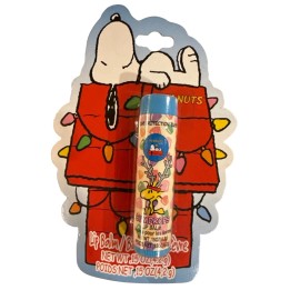 Lotta Luv PEANUTS Lip Balm WOODSTOCK Gumdrop Flavor CHRISTMAS Collectible Rare!