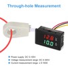 Linkstyle DC 5V-100V & 100A Digital Amp Voltage Meter, Dual