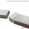 Kair Rectangular Straight Connector 150mm x 70mm Flat Pipe Joint