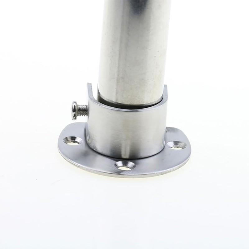 4 Packs Stainless Steel Closet Rod Brackets, 1 Inch Heavy