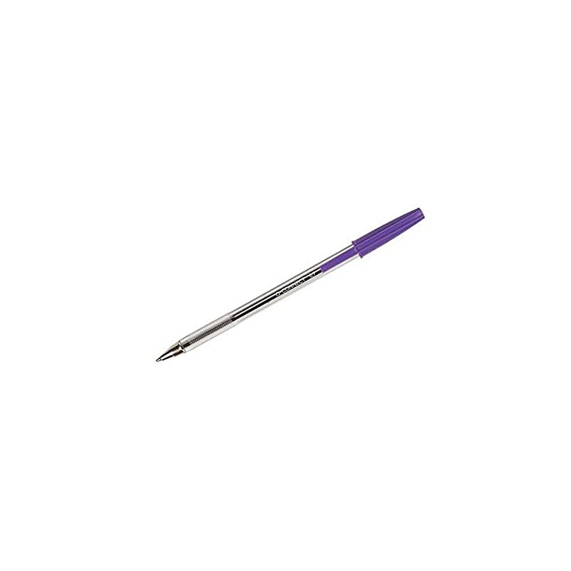 Q-CONNECT Ballpoint Pen Medium Violet (50 Pack), purple, KF11497