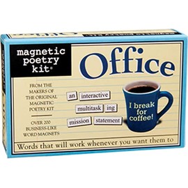 Magnetic Poetry - Office Kit - Words for Refrigerator - Write Poems and Letters on the Fridge - Made in the USA