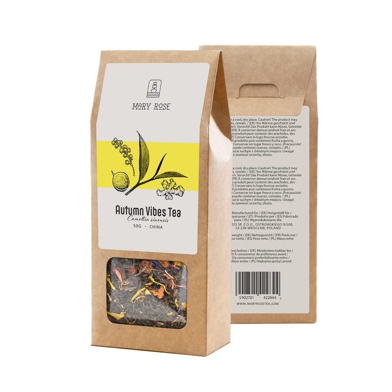 Mary Rose Autumn Vibes Tea | Black yunnan Tea from