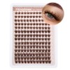 Mavphnee Brown Lash Clusters 168 Pcs Natural Looking 8-16MM Eyelash