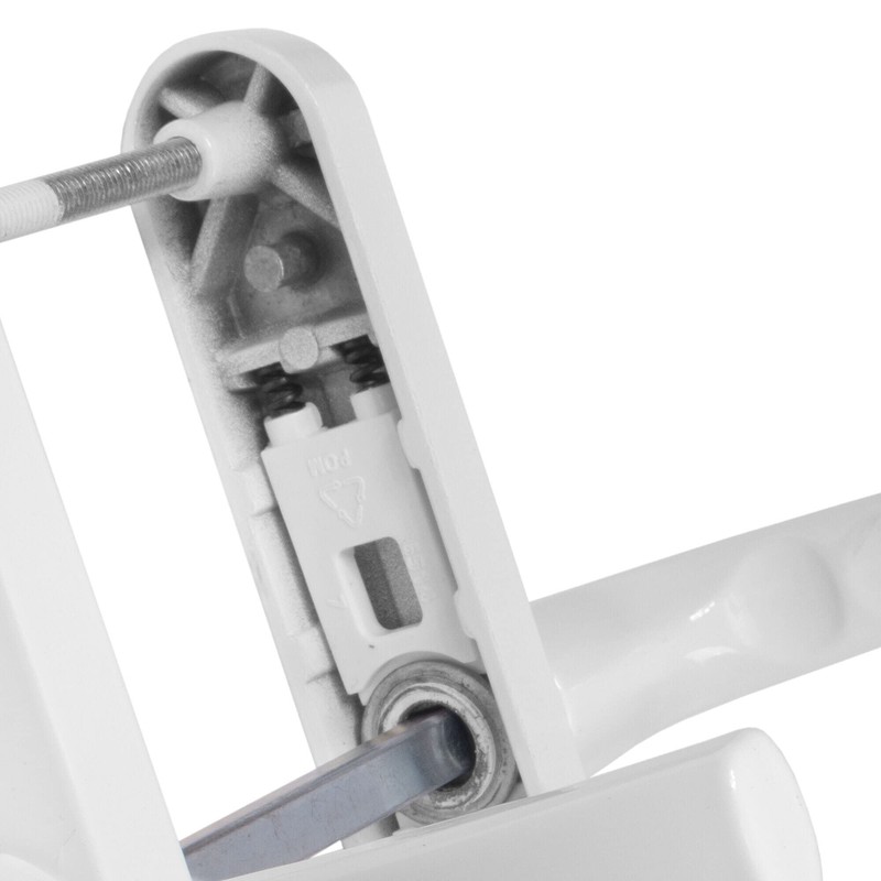 JCP UPVC Door Handle Pair Set Sprung 92 PZ 92mm,