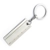 Komonee Work Tools Ruler Metal Keychains Labourer Apparatus Key Rings