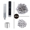 Grommet Tool Kit, 100 Sets Grommets Eyelets Kit Grommet Setting