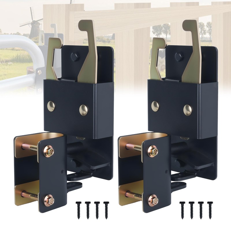 WellMade Heavy Duty 2 Way Farm Gate Latch -2 Pack