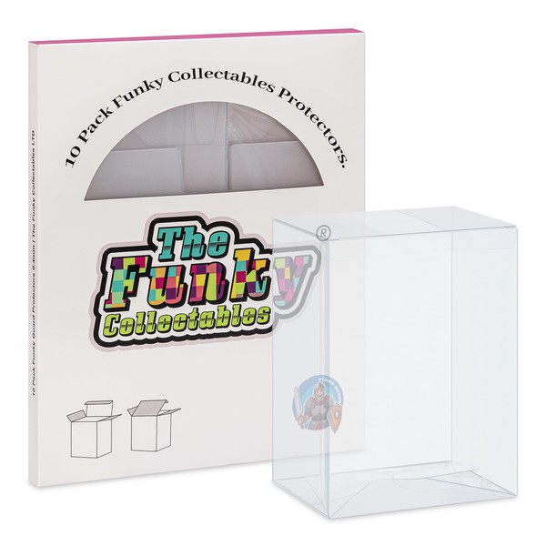 Funky Guard Pop Protectors - Crystal Clear Display Case For