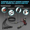 10Pods Metal Bright Pure White LED Rock Lights Kit with