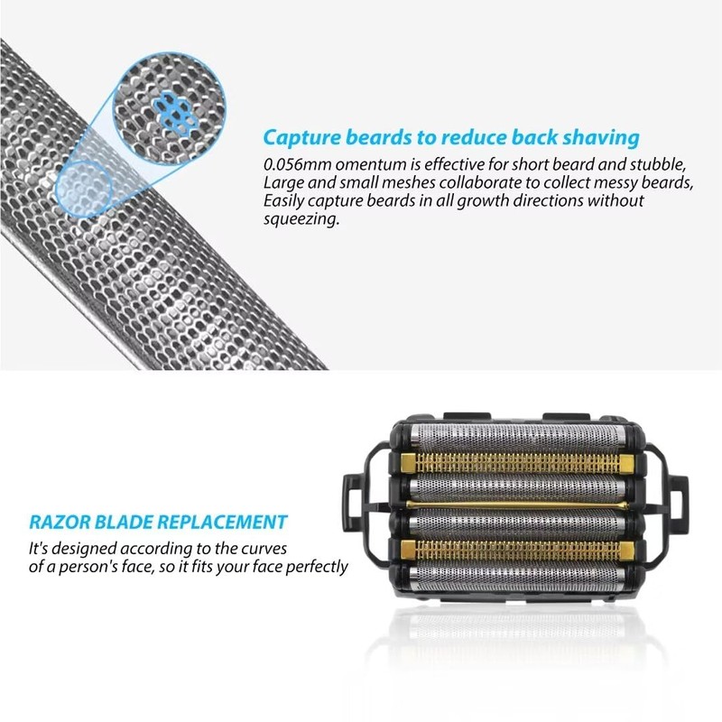 2024 Version Shaver Outer Foil Set WES9600P/ES9600 Replacement for Panasonic