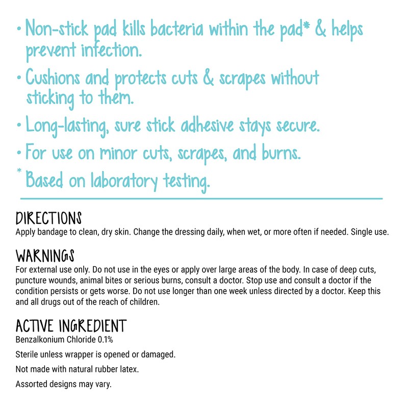 Llama Kids Bandages, 100 ct | Wear Like Stickers, Adhesive