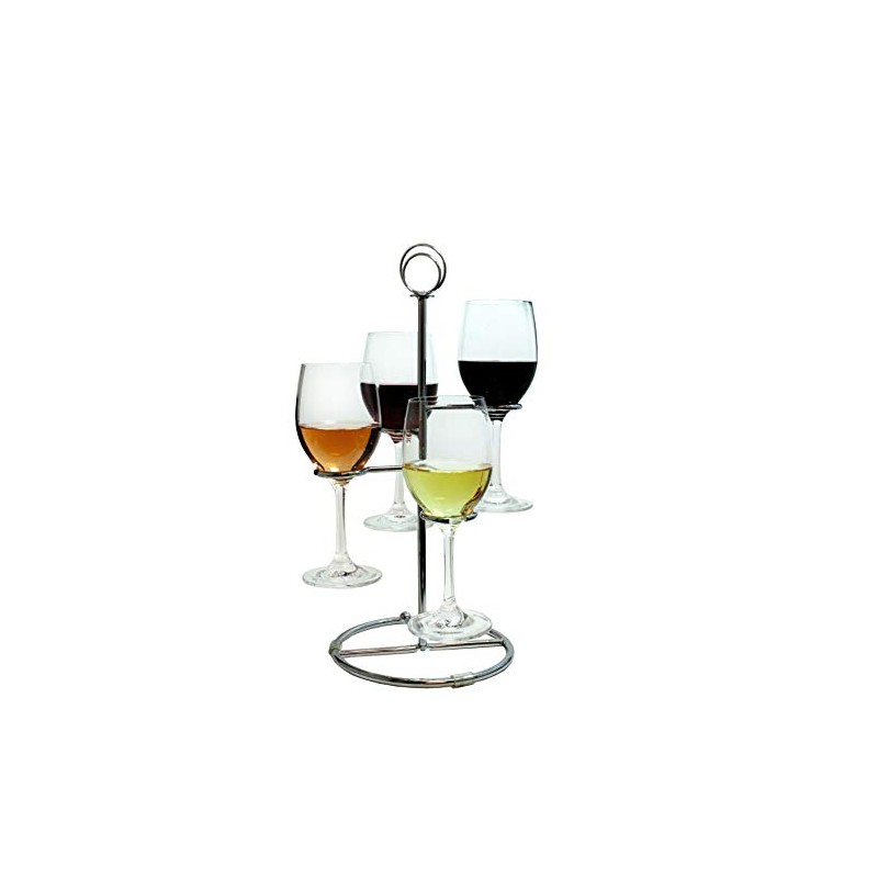 Oenophilia Jacqueline Four Stem Glass Flight Wine Server