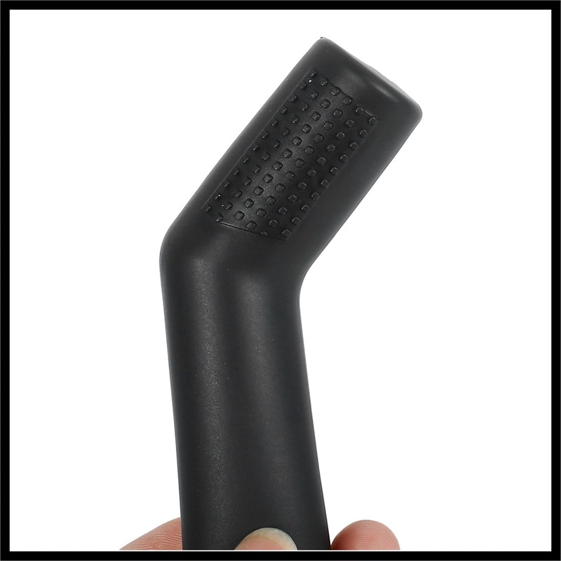 Hihaha 2pcs Black Motorcycle Gear Shifter Protector Cover Cylindrical Durable