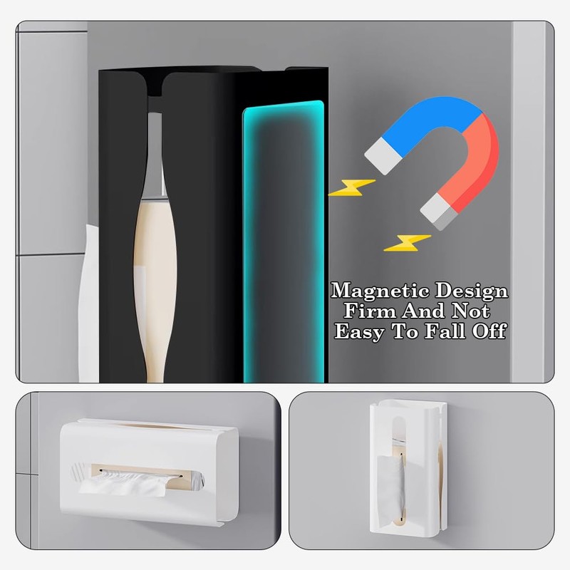 OLizee® Magnetic Dryer Sheet Holder Dryer Sheet Container Kitchen Tissue