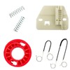 LST Window Regulator Repair Kit Pulley Roller Glider Front Left