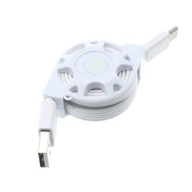 USB Cable Retractable Type-C Charger Compatible with Orbic Myra 5G UW Phone, Power Cord USB-C Wire Sync for Myra 5G UW Model