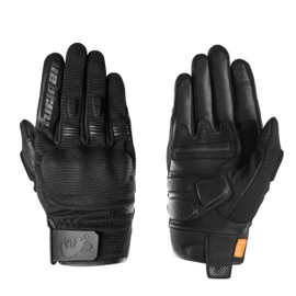 Furygan Jet D3O EVO - Motorcycle Gloves for Men - 100% Leather Palm - Comfort - Summer Gloves - Breathable & Lightweight - Screen Compatible - Touch Screen