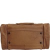 Amerileather Distressed Brown Leather 20-inch Dual Zippered Duffel