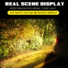 CHUSYYRAY 4 Amber LED Light Grille Lighting Kit Universal For