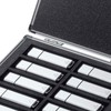Sanwa Supply FC-UFD1N USB Flash Memory Case (10 Pack), Silver