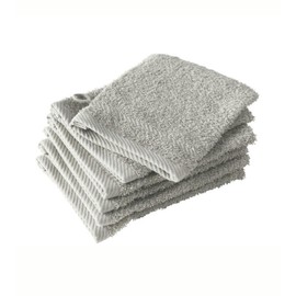 Waschhandschuh De Witte Lietaer Baumwolle 15 x 21 cm Alle Multipacks/6 Pack Gris