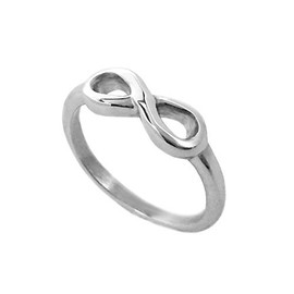 Loralyn Designs Stainless Steel Infinity Knot Promise Ring Jewelry for Sensitive Skin (Size 7)