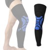 2 Compression Springs Knee Stabilizers Black And Blue M