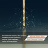 sourcing map 6pcs 1/4" Hex Shank Drill Bit 1/16" Gold