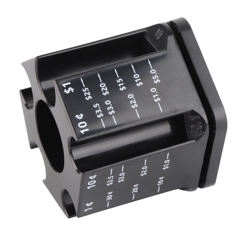 Coin Counter Coin Sorter with Pen Holder Rotatable Piggy Bank