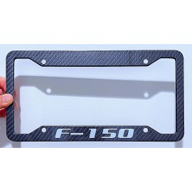 Unbranded F-150 Metal Carbon Fiber Look License Plate Frame