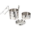 Stainless Steel Food Carrier - 3 Tier, 12 Cm