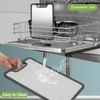 Titanium Cutting Board Set of 3, 360° Silicone Anti-Slip Edge