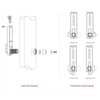 Electronic Cabinet Lock Touch Keypad Password Keyless Entry Anti Theft