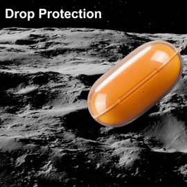 CONAPIKA Hülle für Beats Powerbeats Pro 2 mit karabiner, Voller Schutz Silikon Earbuds Schutzhüllen Haut Case Ultra-dünnes Weiches TPU Stoßfeste wasserdichte Unterstützt Kabelloses Laden Abdeckung