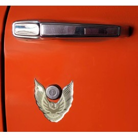 Neutron Motorsports Vintage 80s 90s Pontiac Firebird/Trans Am SILVER Eagle Bird Stick On Emblem PAIR