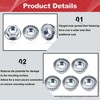 1/4-20 Serrated Flange Hex Nuts, 1/4" Hexagon Flange Nuts, 304