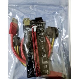 VONKY PCI-E Riser Board 1X to 16X GPU Extender Riser Card PCI-E USB 3.0 GPU