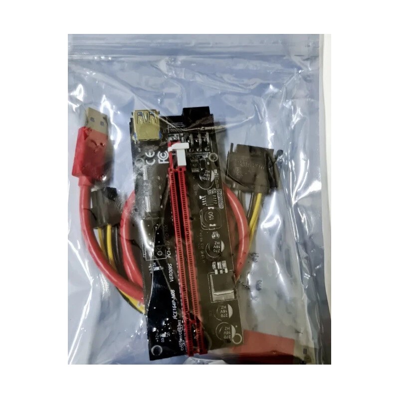 VONKY PCI-E Riser Board 1X to 16X GPU Extender Riser